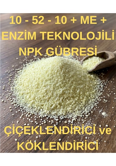 Çiçeklendirici Ve Köklendirici 10.52.10+me+enzimli Npk Gübresi 500 Gr