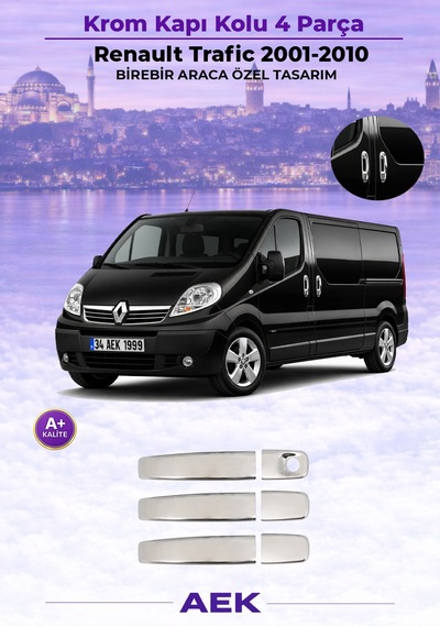 Renault Trafic Kapı Kolu 2001-2010 Paslanmaz Çelik