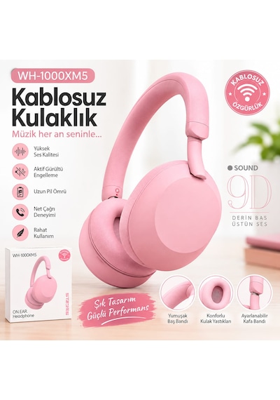 1000xm5 Kafa Üstü Bluetooh Kulaklık