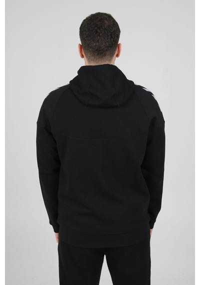 Hummel Armin Pro Pamuklu Sweatshirt Siyah