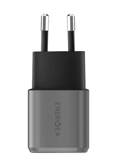 Ampcharge Gan20 20w Type-c Ve 18w Usb 3.0 Çıkışlı Hızlı Şarj Aleti - Koyu Gri