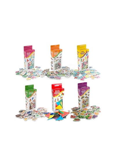 Diytoy Manyetik Oyuncaklar 6'lı Set (harfler. Sayılar. Hayvanlar. Sebze ve