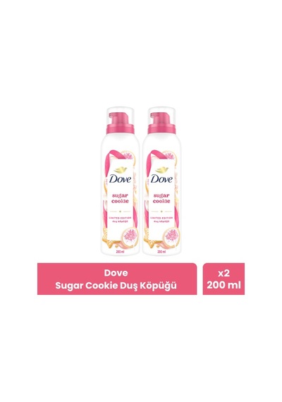 Dove Sugar Cookie Duş Köpüğü 200 Ml X 2 Adet PKT.DOVE.042 Diğer