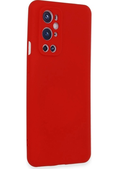 Newface - 354 - One Plus 9 Pro Kılıf Nano İçi Kadife Silikon - Ece-umay - - Kırmızı