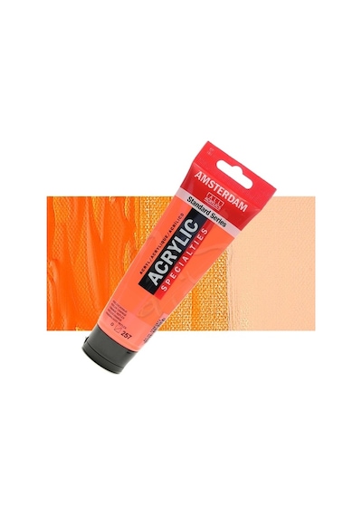 Amsterdam Fosforlu Akrilik Boya 120Ml 257 Reflex Orange