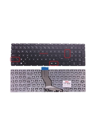 HP Uyumlu Sn6143, W7R28Ea Klavye (Siyah Tr) Büyük Enter - 538143610