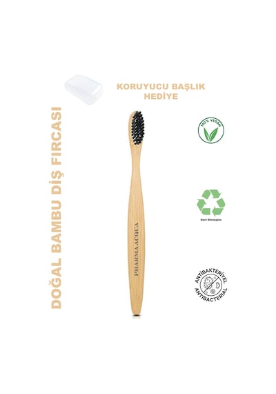 Pharma Acqua Doğal Bambu Yumuşak Diş Fırçası Sarı
