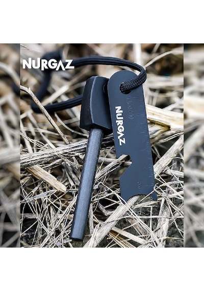 Nurgaz Ng Mc Ateş Başlatıcı Magnezyum Çubuk Siyah