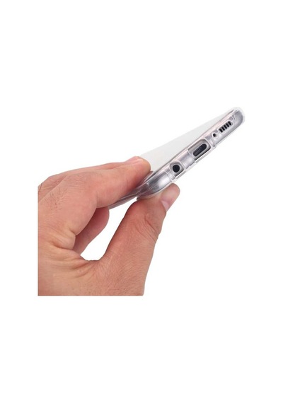 Galaxy S8 Plus Kılıf 360 Tam Koruma Şeffaf Silikon Renksiz
