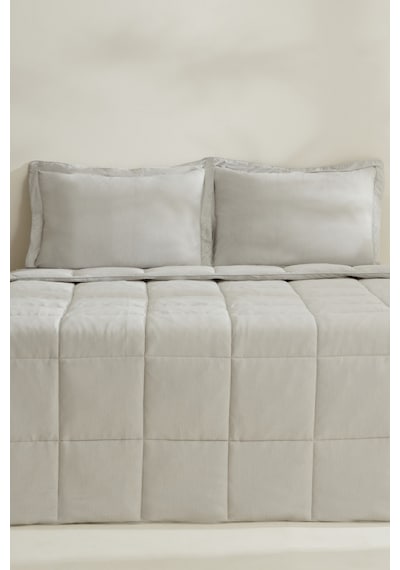 Karaca Home Benji Çift Kişilik Modal Comfort Set Açık Gri Açık Gri