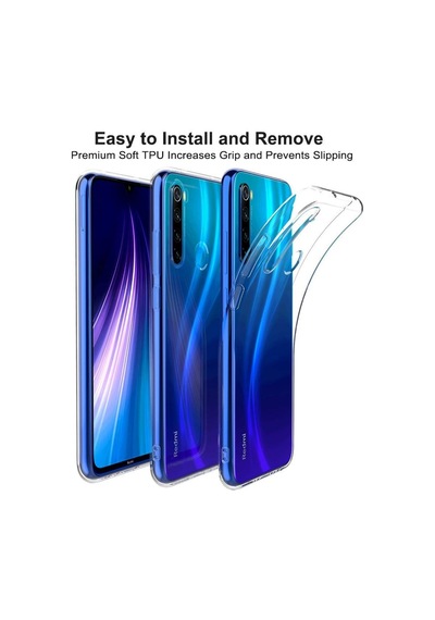 Redmi Note 8 Kilif Seffaf Silikon Kilif Kamera Korumali 385529521
