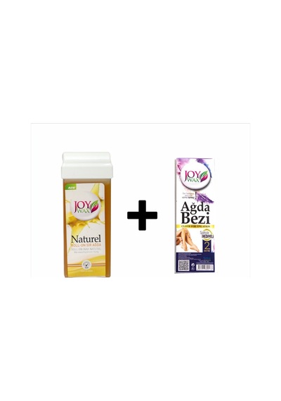 Joy Wax Natural Kartuş Roll-On Sir Ağda 100 ML + Ağda Bezi
