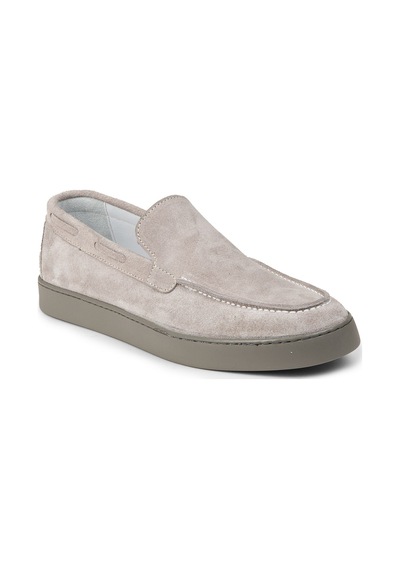 Deery Erkek Hakiki Süet Gri Loafer Ayakkabı - 01993mgrıc01 Gri