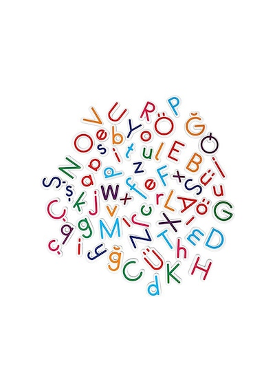 Dıy Toy Manyetik Harfler ve Sayılar 2 Li Set Eğitici Magnet Set