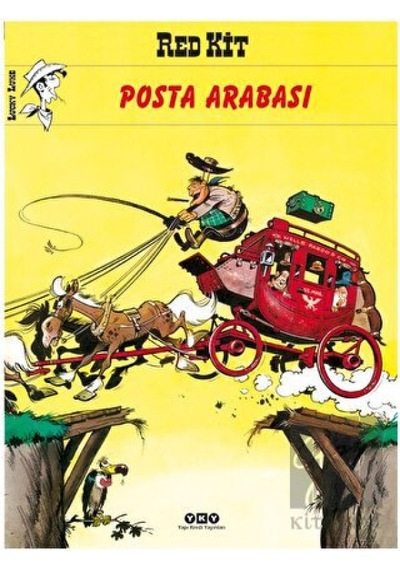 Red Kit 46 - Posta Arabası - Morris (Maurice de Bevere) -  Rene Goscinny - Yapı Kredi Yayınları