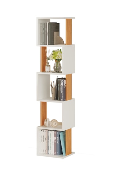 Milan Modern Kitaplık Çok Amaçlı Dekoratif Raf Salon Kitaplığı Ofis Çalışma Odası Raf Dolap Atlantik Çam - Beyaz Milan Modern Kitaplık Çok Amaçlı Dekoratif Raf Salon Kitaplığı Ofis Çalışma Odası Raf Dolap Atlantik Çam - Beyaz