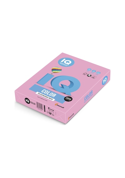 Iq Color A4 Renkli Fotokopi Kağıdı Açık Pembe 80 G 500 Adet