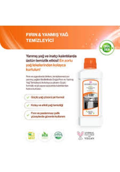 Biobellinda Konsantre Fırın Ve Yanmış Yağ Sökücü Güçlü Formül 750 Ml
