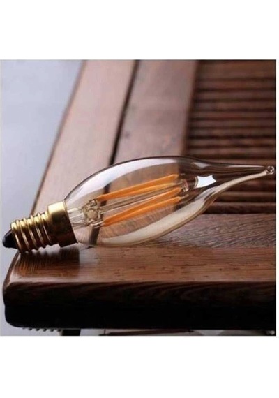 Cata Ct 4281 Rustik Led Kıvrık Buji E 14 Amber