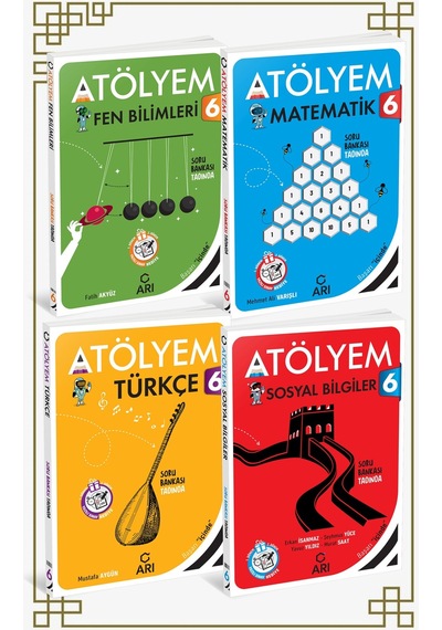 Arı Yayınları 6. Sınıf Matematik + Fen Bilimleri + Türkçe Seti