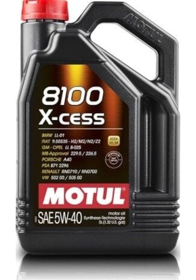 Renault 5w40 8100 X-cess Gen2 5 Lt Motor Yağ - Motul 112927