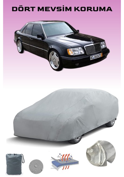 Gri Mercedes-benz W124 Araba Brandası, Oto Örtüsü, Araba Çadırı Gri
