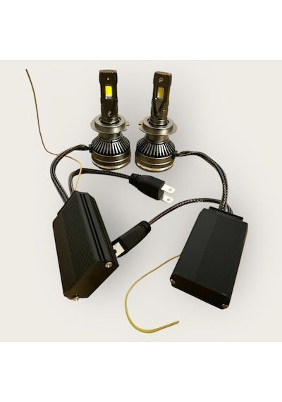 H7 Led Zenon App Kontrolü Bluetooth İle Telefondan 2700k-6500k Renk Değiştiren Araba Farı 2wat-80wat App Uygulama Üzerinden İstenilen Ayar Yapılır Şimşek Etkili 12v