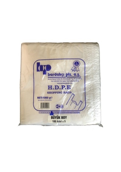 Market Poşeti 1Kg - Büyük Boy 180 Adet - Atlet
