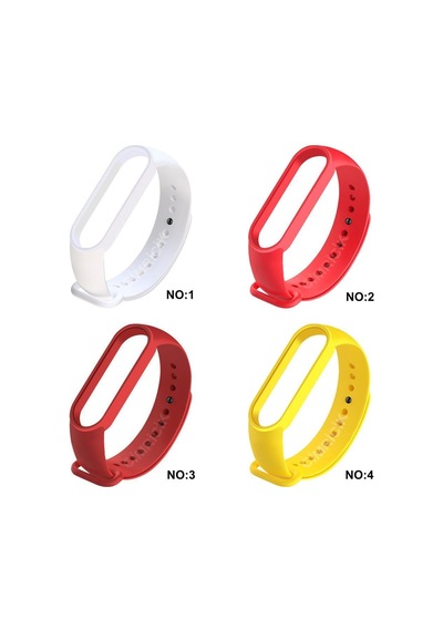 Xiaomi Mi Band 6 Kordon Mi Band 5 Kayış Jel Liquid Silikon Kordon