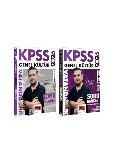 Yargı Yayınları 2026 Kpss Genel Kültür Vatandaşlık Konu Ve Soru Bankası Seti 2 Kitap