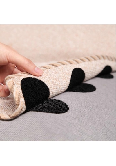 10 Adet Halı Kilim Nevresim Örtü Kaydırmaz Minder Cırt Bant Seti Yapışkanlı Halı Kaydırmaz