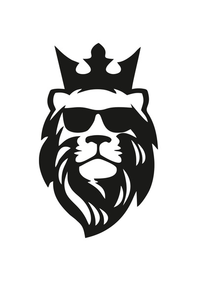 Aslan Kral Oto Sticker, Off Road Sticker 20x12 Cm