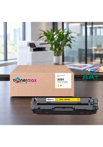 Hp 203x Cf542x Sarı Uyumlu Toner Aa Plus / Color Laserjet Pro M254 / M280 / M281
