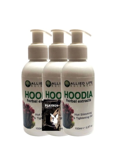 Allied Life Sciences Hoodia Herbal Extracts Hot Slimming & Tightening 150 Ml X 3 Adet + Jel