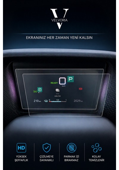 Citroen C4x 10 Inç Uyumlu Dijital Hayalet Gösterge Nano Anti-broken Ekran Koruyucu 2024