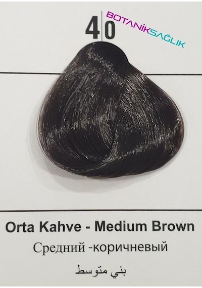 Saç Boyası Set - 4.0 Orta Kahve
