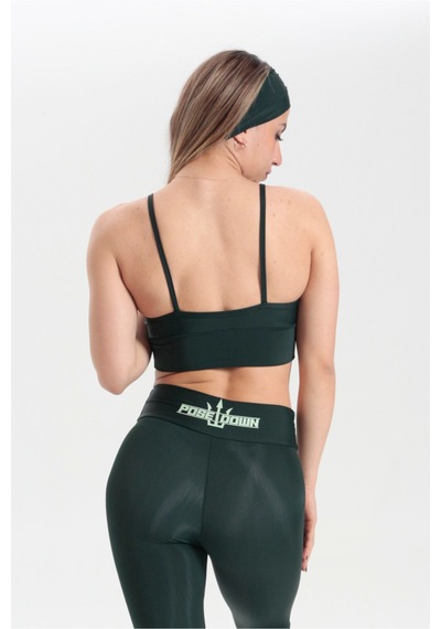 Pose I Down Onyx Bra Kadın Sporcu Sütyeni Yeşil