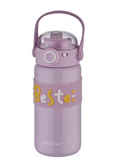 Shotay Beste Çelik Termos Matara Mor 500 Ml.