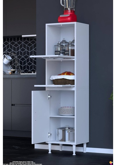 Vento 35 Cm Çok Amaçlı Mutfak Kiler Dolabı Üst Kapaklı Banyo Ayakkabılık Boy Mutfak Dolabı 35x150x32 Beyaz Vento 35 Cm Çok Amaçlı Mutfak Kiler Dolabı Üst Kapaklı Banyo Ayakkabılık Boy Mutfak Dolabı 35x150x32 Beyaz