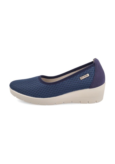 Sneaker Günlük Kadın 18 X15 78 Fly Flot Cloth Shoe Dark Blue Dark Blue Koyu Mavi