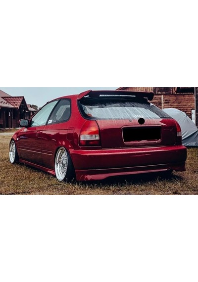 Honda Civic Hb Arka Ek Plastik Siyah Difüzör 1996 1997 1998 1999 2000 2001 Arka-difizör-bodykit-ek