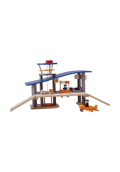 Plan Toys Ahşap Oyuncak Havalimanı Seti Airport