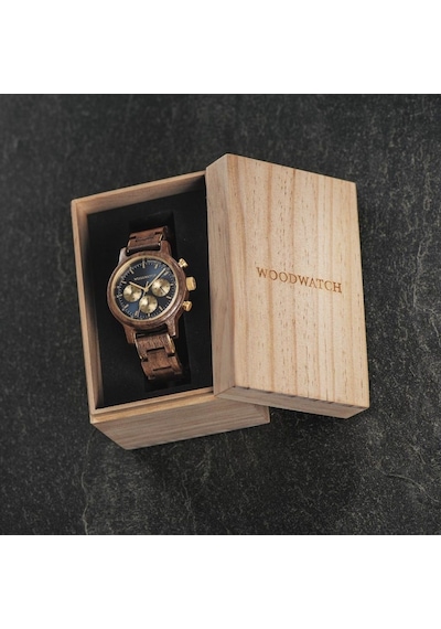 Woodwatch Ww-clc-1wbg Chrono Sailor Walnut Ahşap Erkek Kol Saati 41 Mm