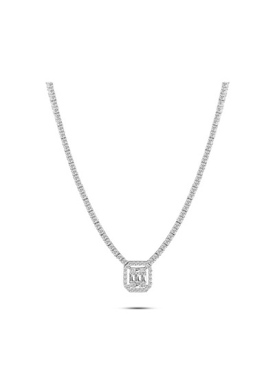 1.05 Karat Baget Pırlanta Gerdanlık