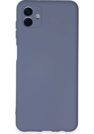 Newface - 752 - Samsung Galaxy A04e Kılıf Nano İçi Kadife Silikon - Edntrend - - Gri