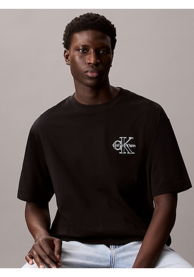 Calvin Klein Erkek T Shirt Lv04rb866g Ub1 Siyah Siyah