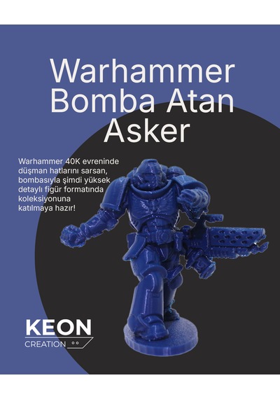 Warhammer 40k Bomba Atan Asker Figür