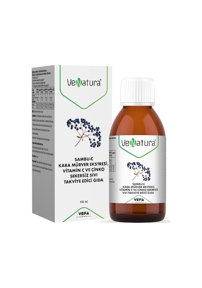 Venatura Sambu-C Kara Mürver Eki Takviye Edici Gıda 150 ML