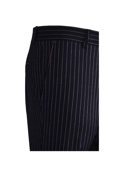 Cengiz İnler Kalın Çizgi Kumaş Pantolon Slim 001