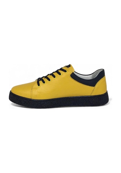 Catelli %100 Deri Ortopedik Erkek Rahat Günlük Sneaker Mevsimlik Taraftar Ayakkabı 40-44 Sarı Lacivert Catelli %100 Deri Ortopedik Erkek Rahat Günlük Sneaker Mevsimlik Taraftar Ayakkabı 40-44 Sarı Lacivert